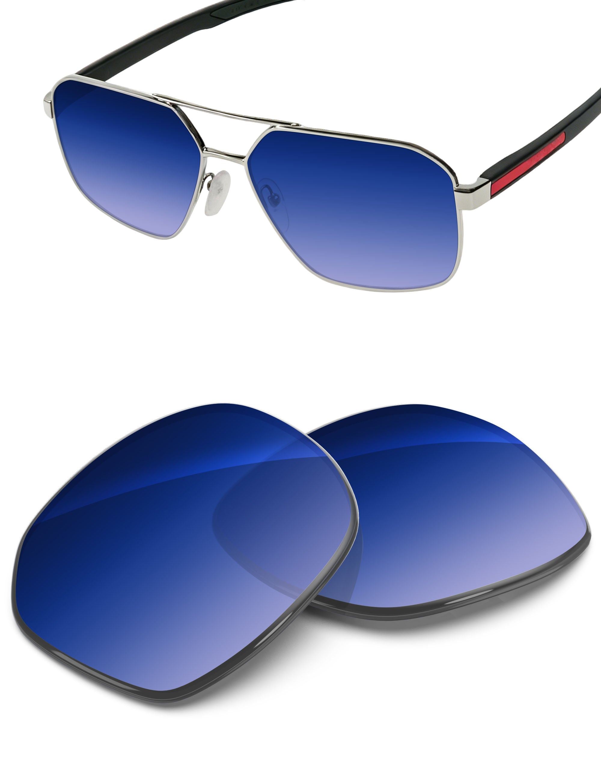 Aqua Blue Gradient-Non-Polarized