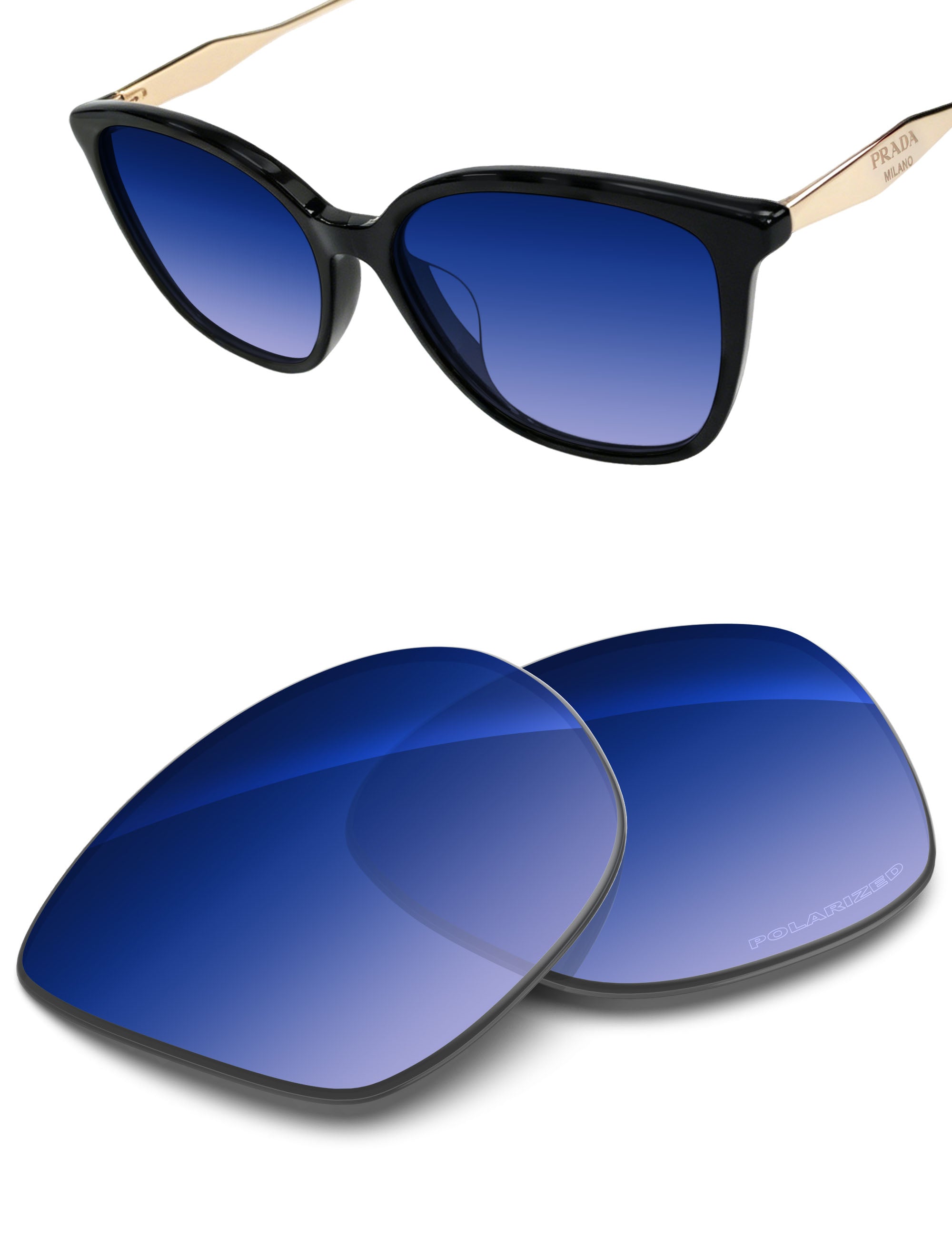 Aqua Blue Gradient-Non-Polarized