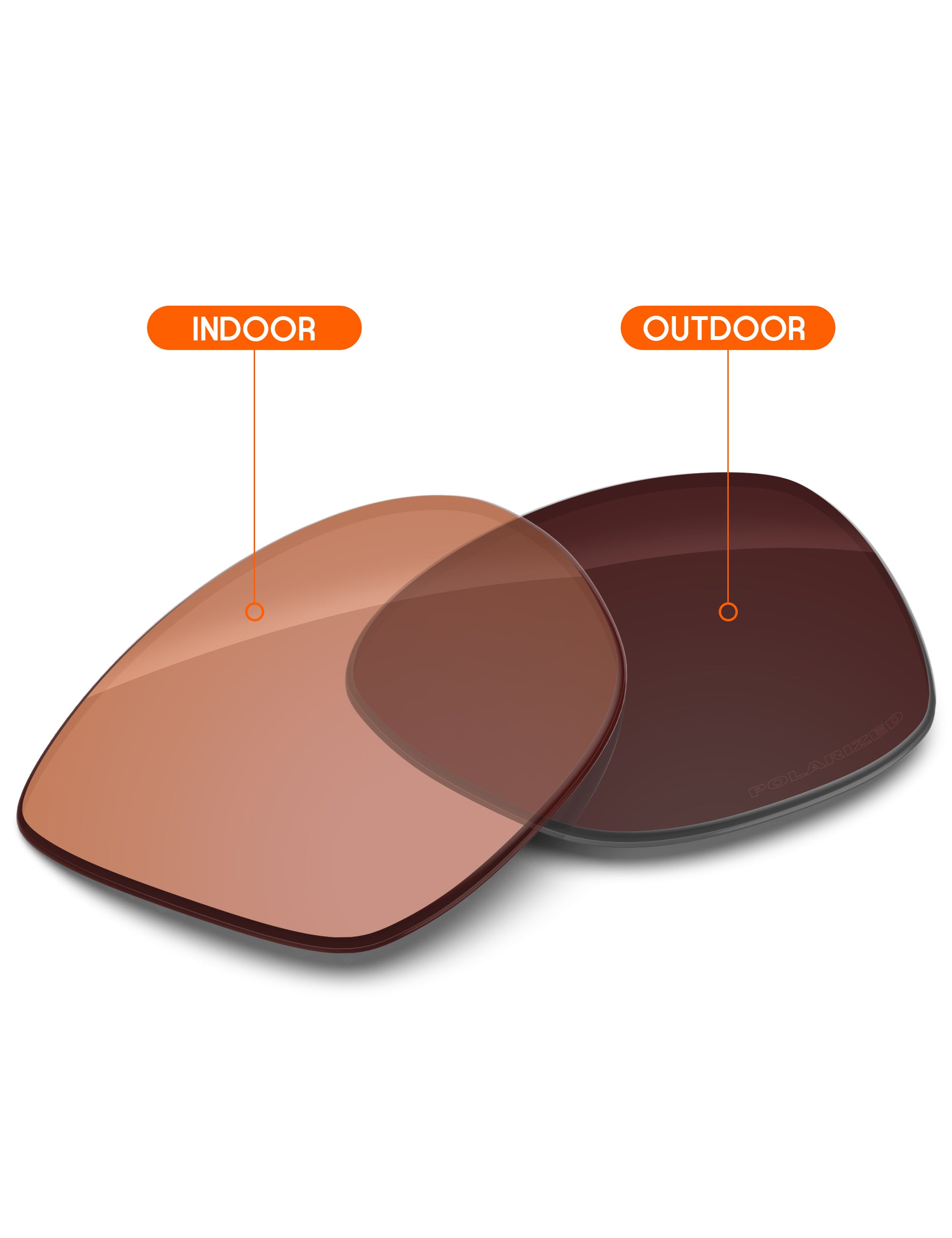 Orange Tint Photochromic-Non-Polarized