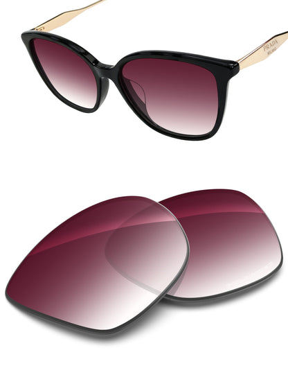 Wine Red Gradient-Non-Polarized