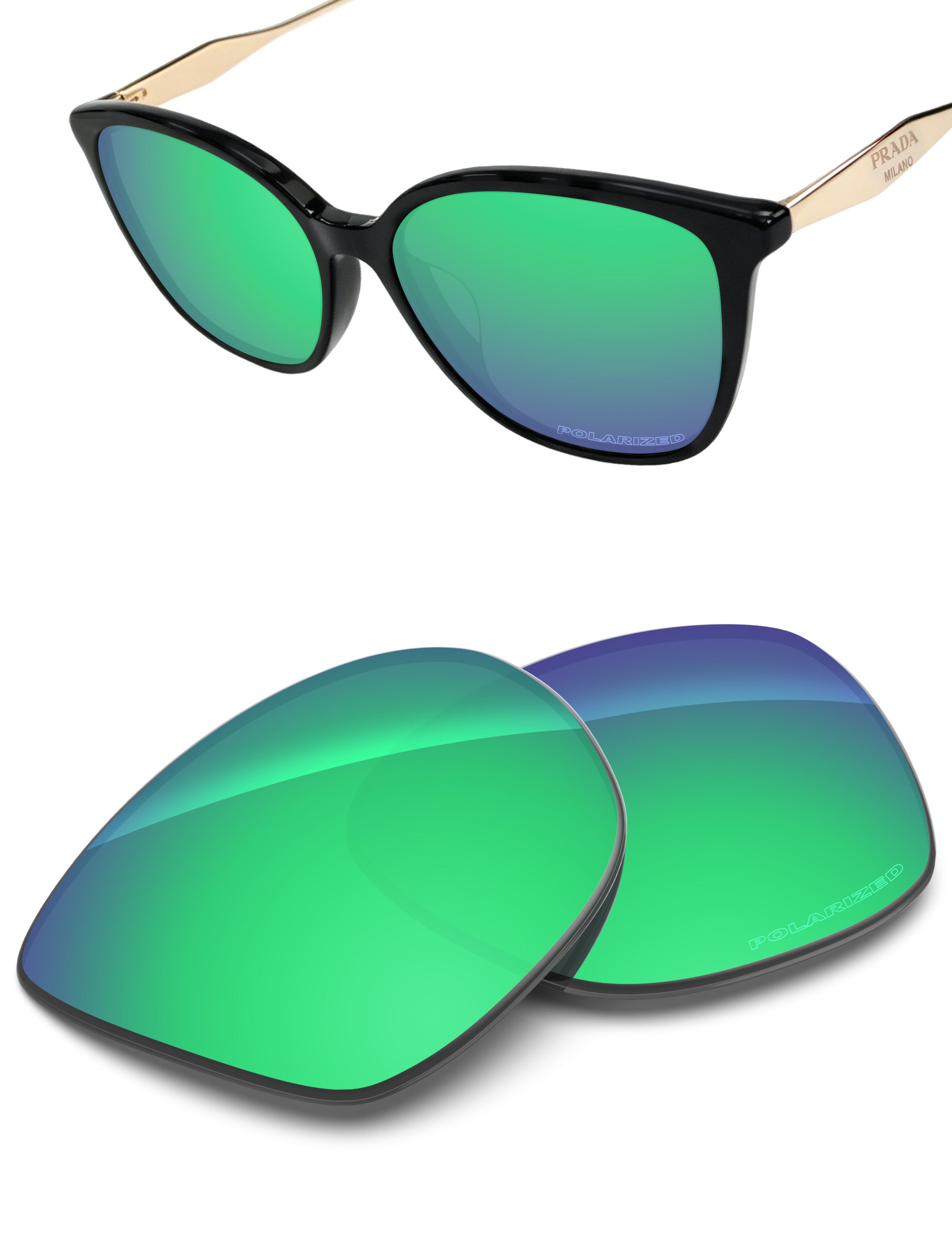 Emerald Green FlashMirror™-Polarized