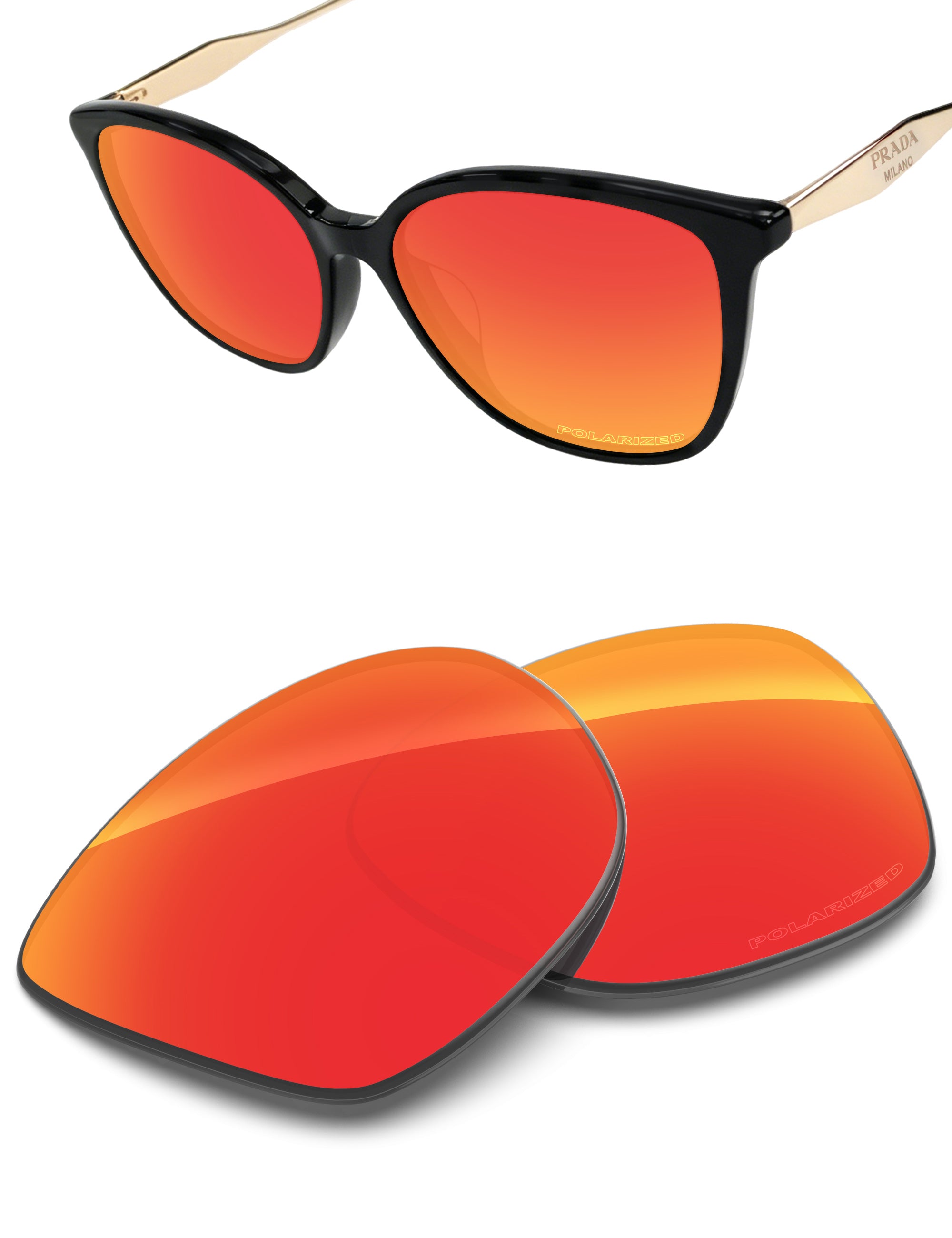 Fire Red FlashMirror™-Polarized