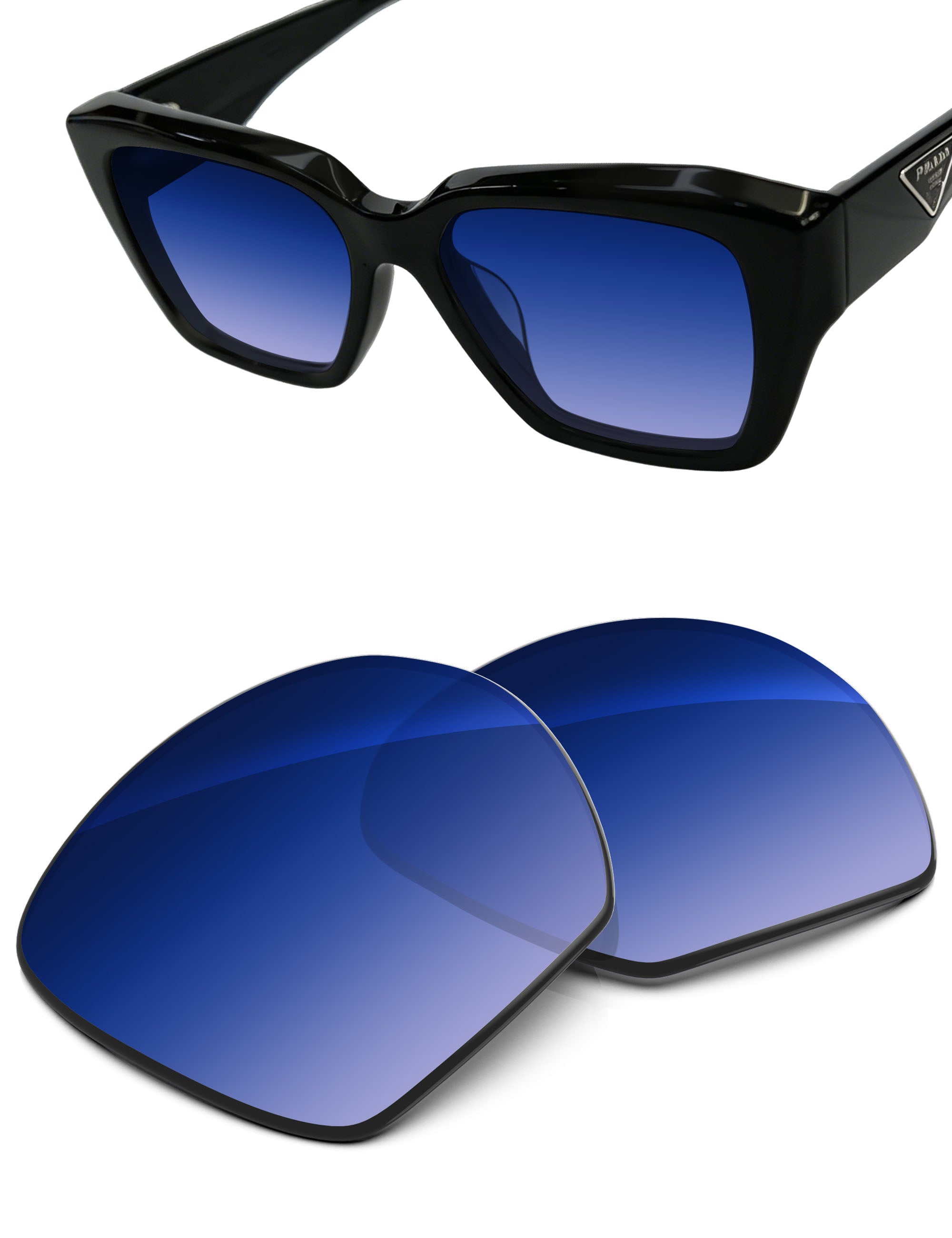 Aqua Blue Gradient-Non-Polarized