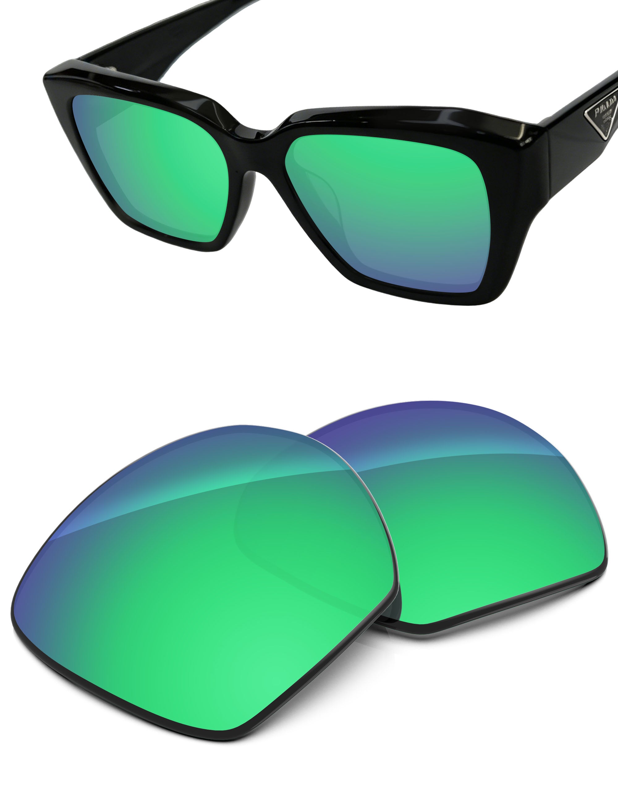 Emerald Green FlashMirror™-Non-Polarized