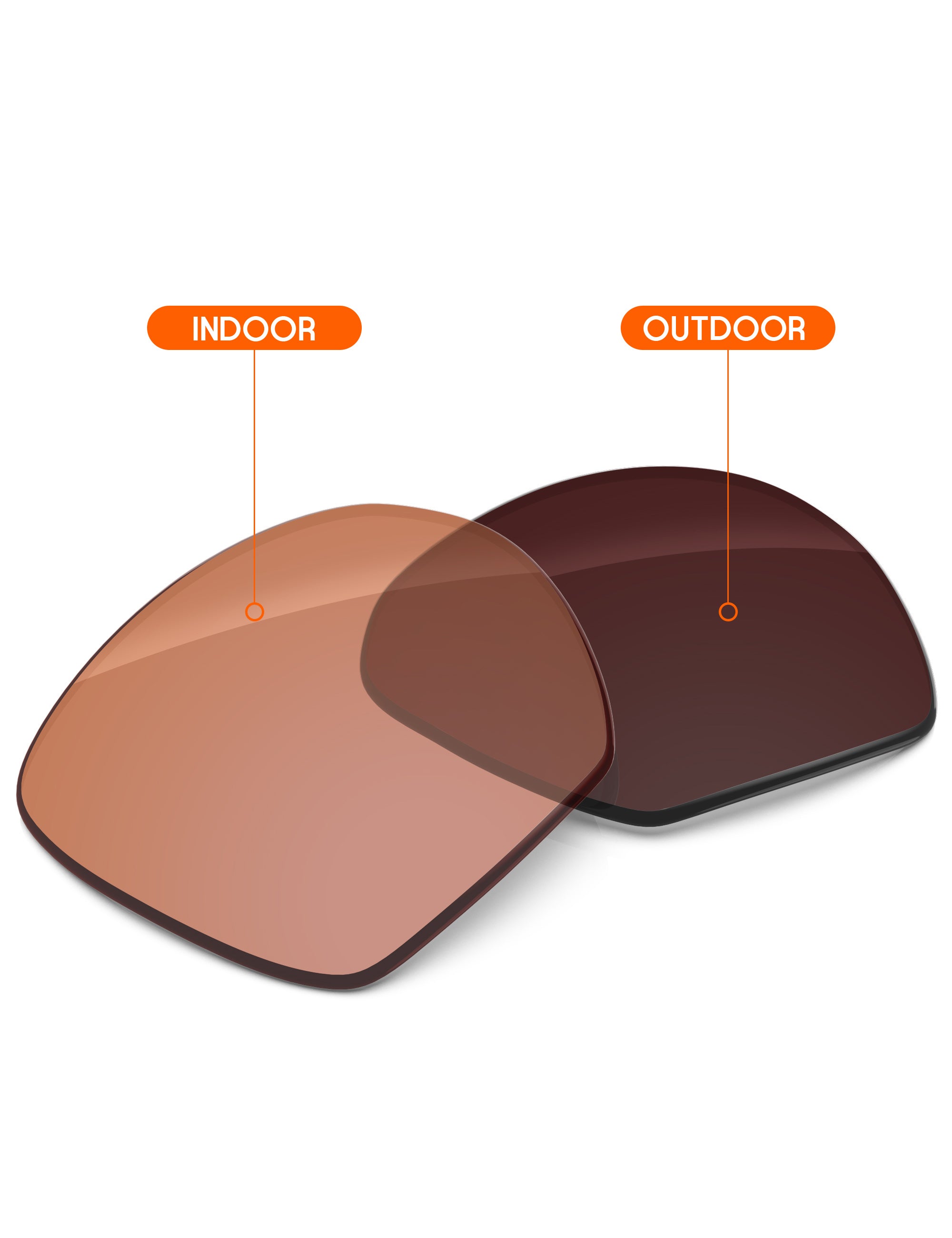 Orange Tint Photochromic-Non-Polarized