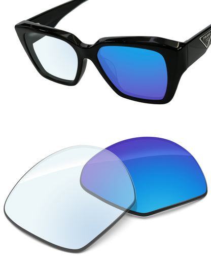 Sky Blue FlashMirror™ Photochromic-Non-Polarized