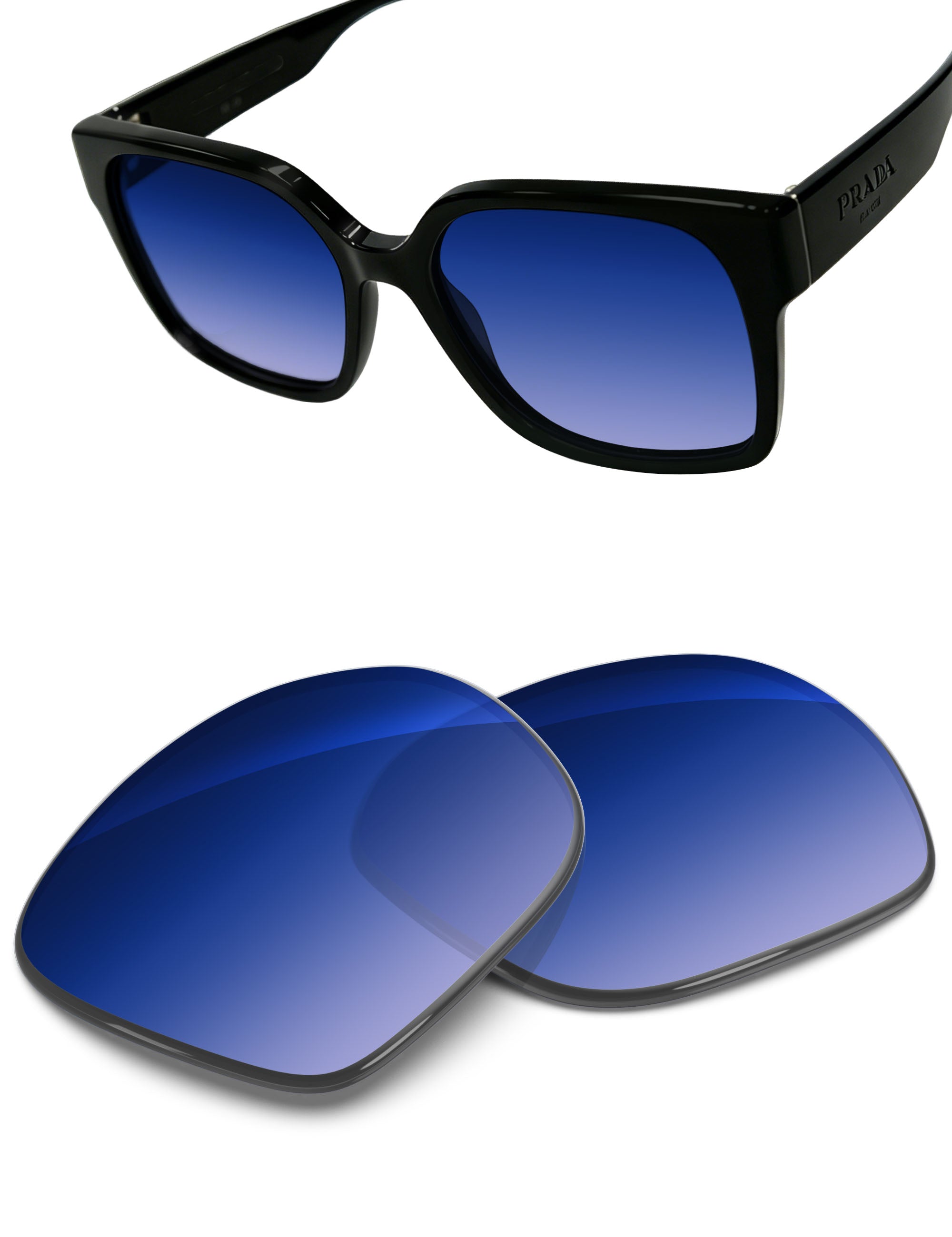 Aqua Blue Gradient-Non-Polarized