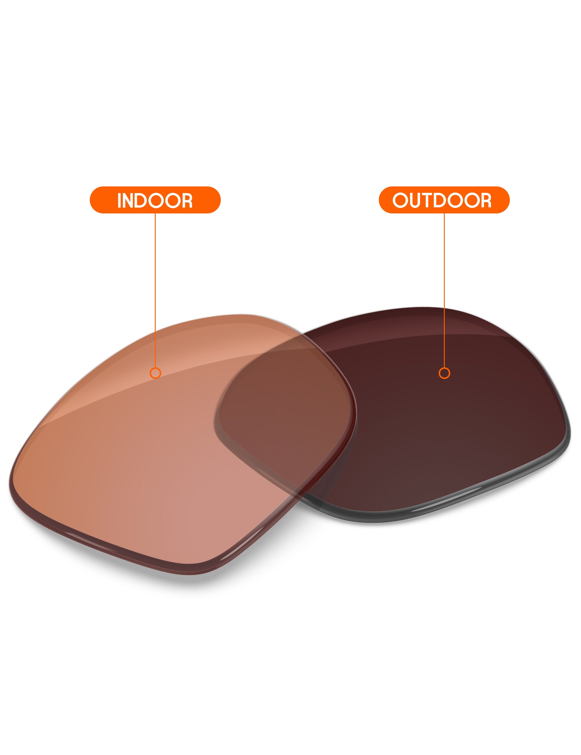Orange Tint Photochromic-Non-Polarized