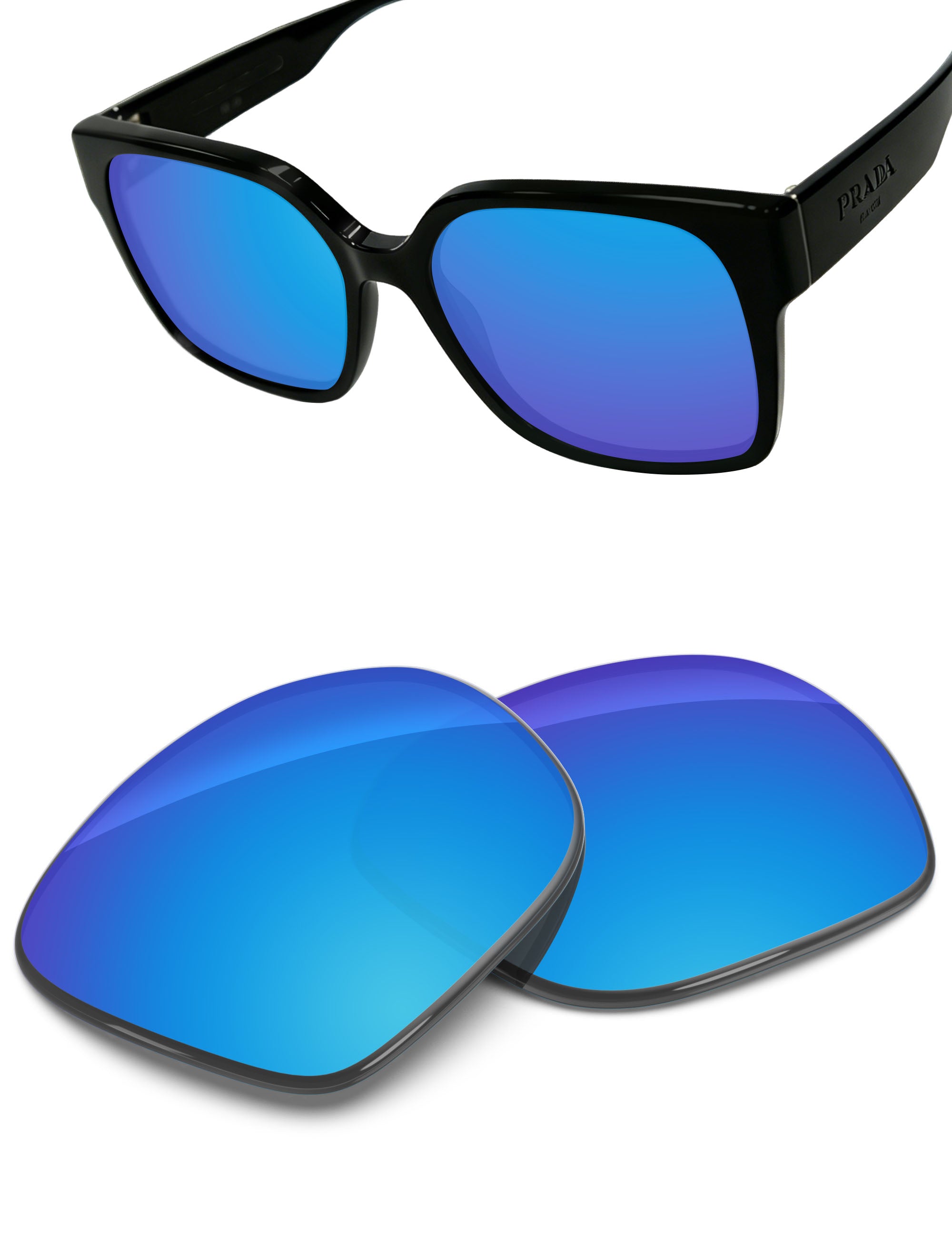 Sky Blue FlashMirror™-Non-Polarized