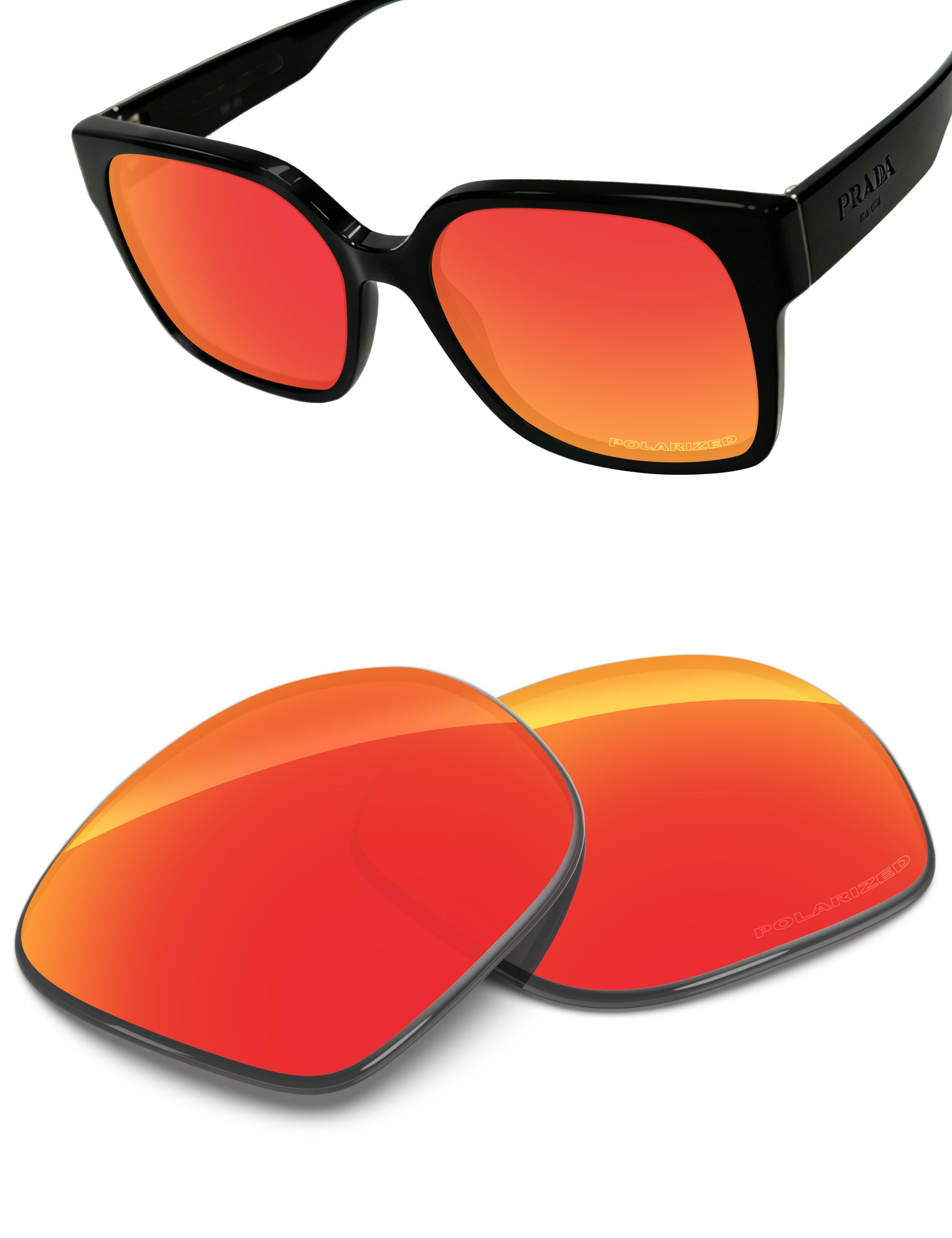 Fire Red FlashMirror™-Polarized