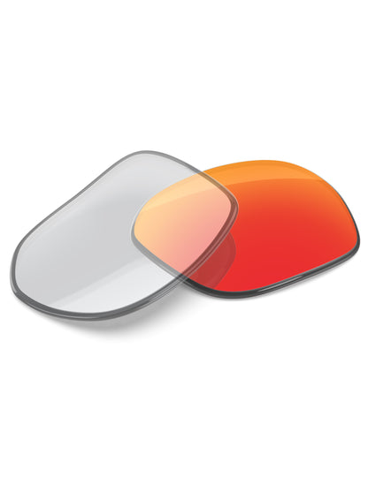 Fire Red FlashMirror™ Photochromic-Non-Polarized