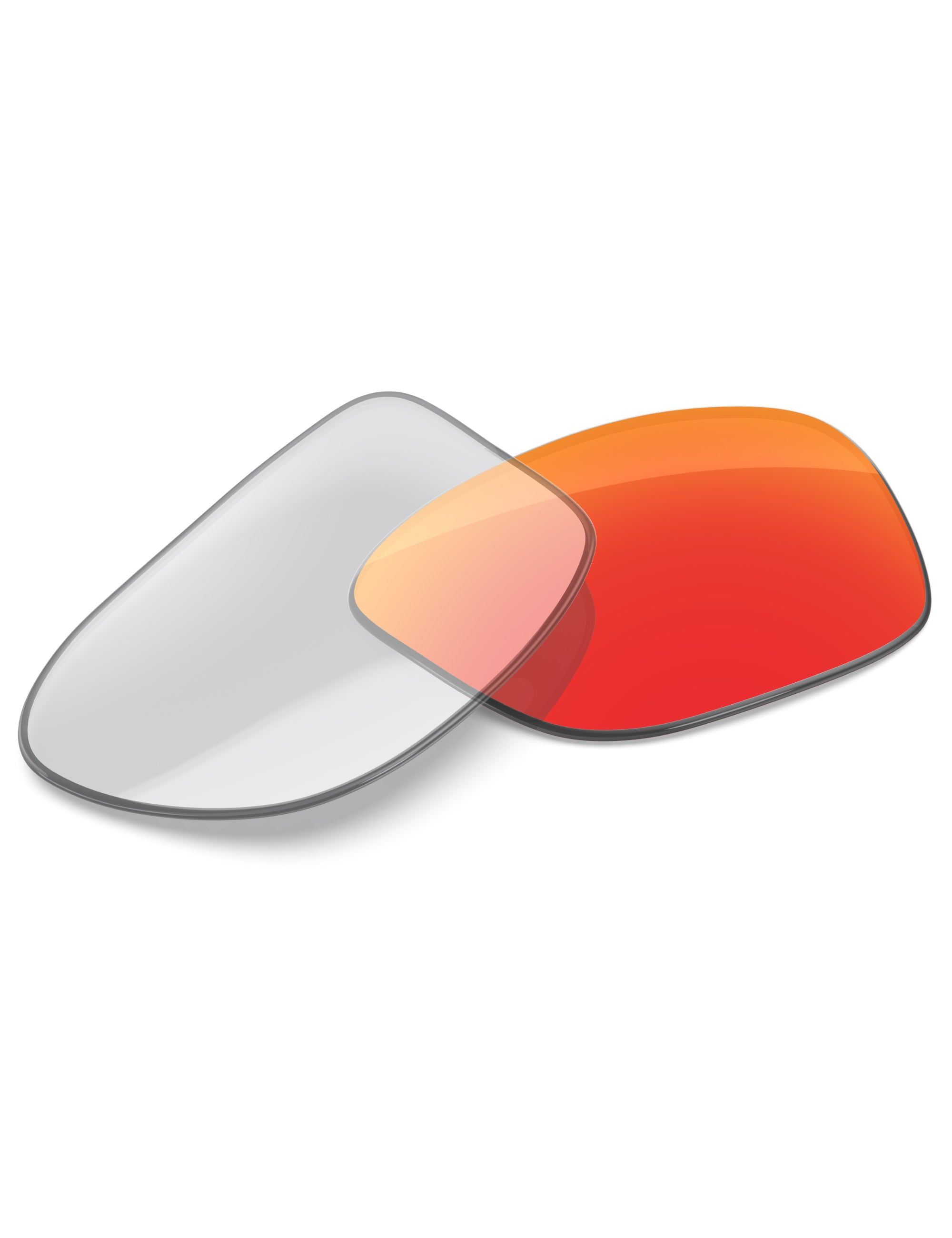 Fire Red FlashMirror™ Photochromic-Non-Polarized
