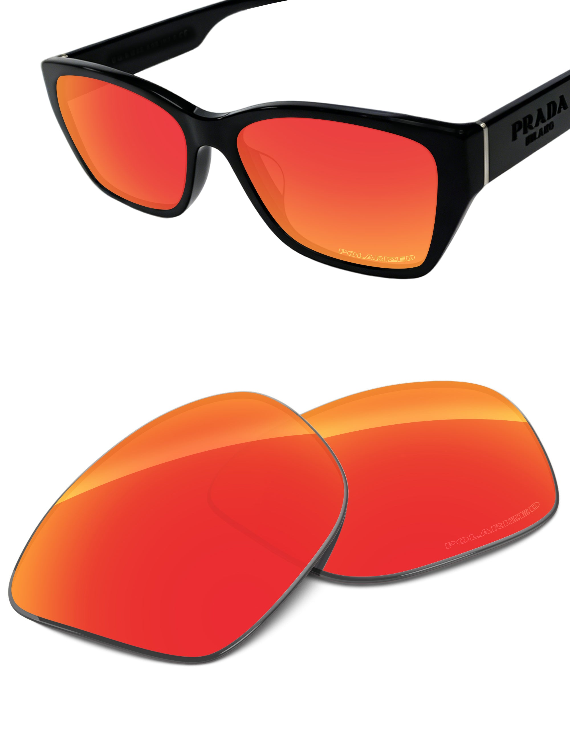 Fire Red FFlashMirror™-Polarized
