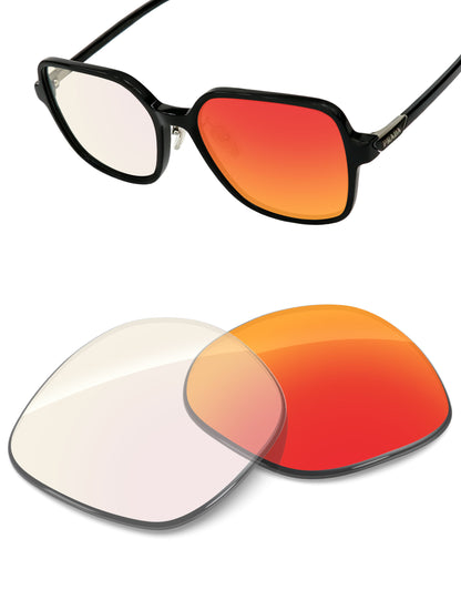 Fire Red FlashMirror™ Photochromic-Non-Polarized