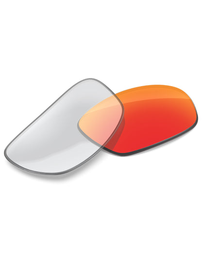 Fire Red FlashMirror™ Photochromic-Non-Polarized