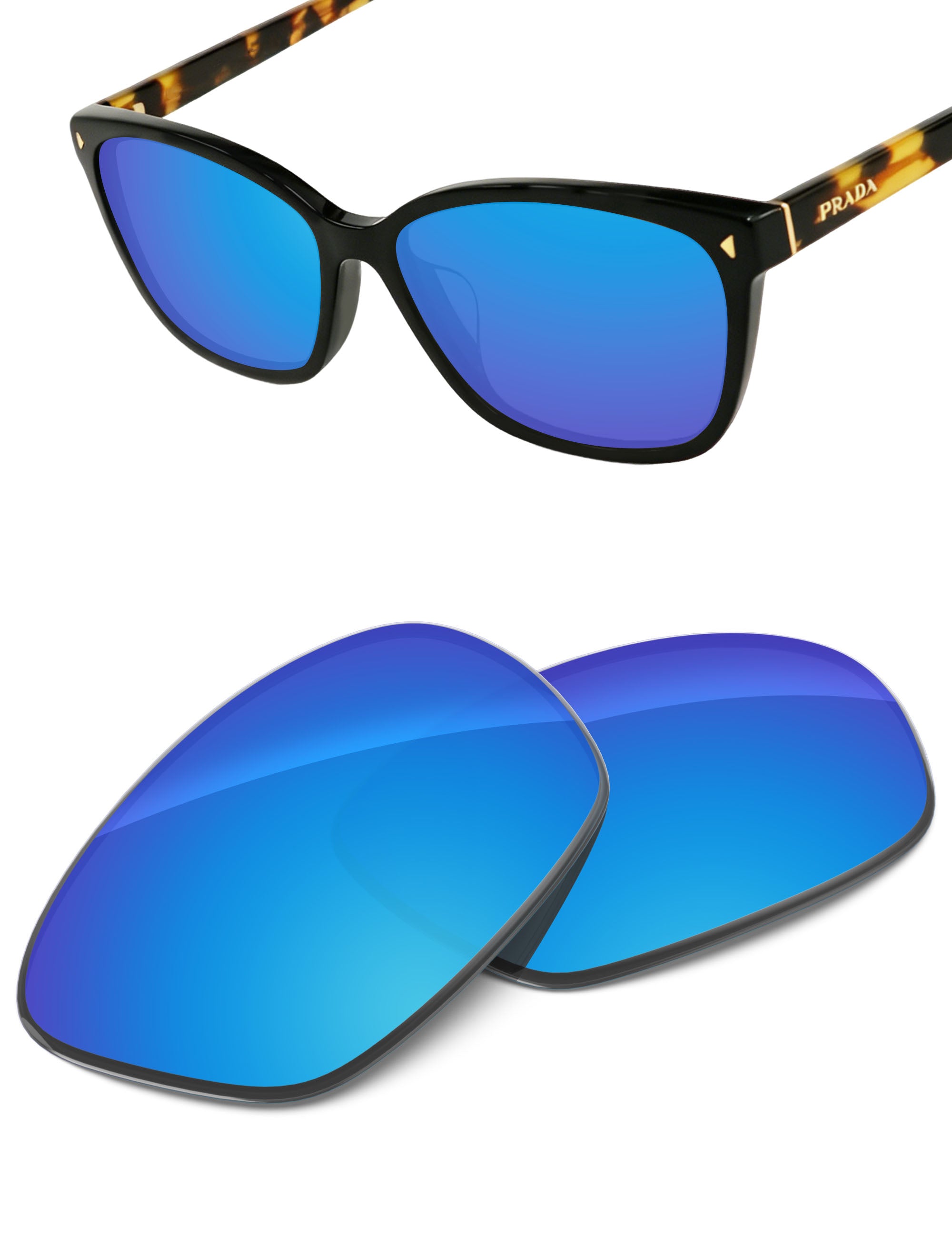 Sky Blue FlashMirror™-Non-Polarized