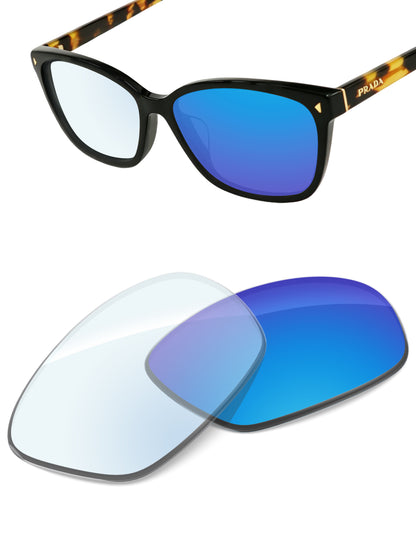 Sky Blue FlashMirror™ Photochromic-Non-Polarized