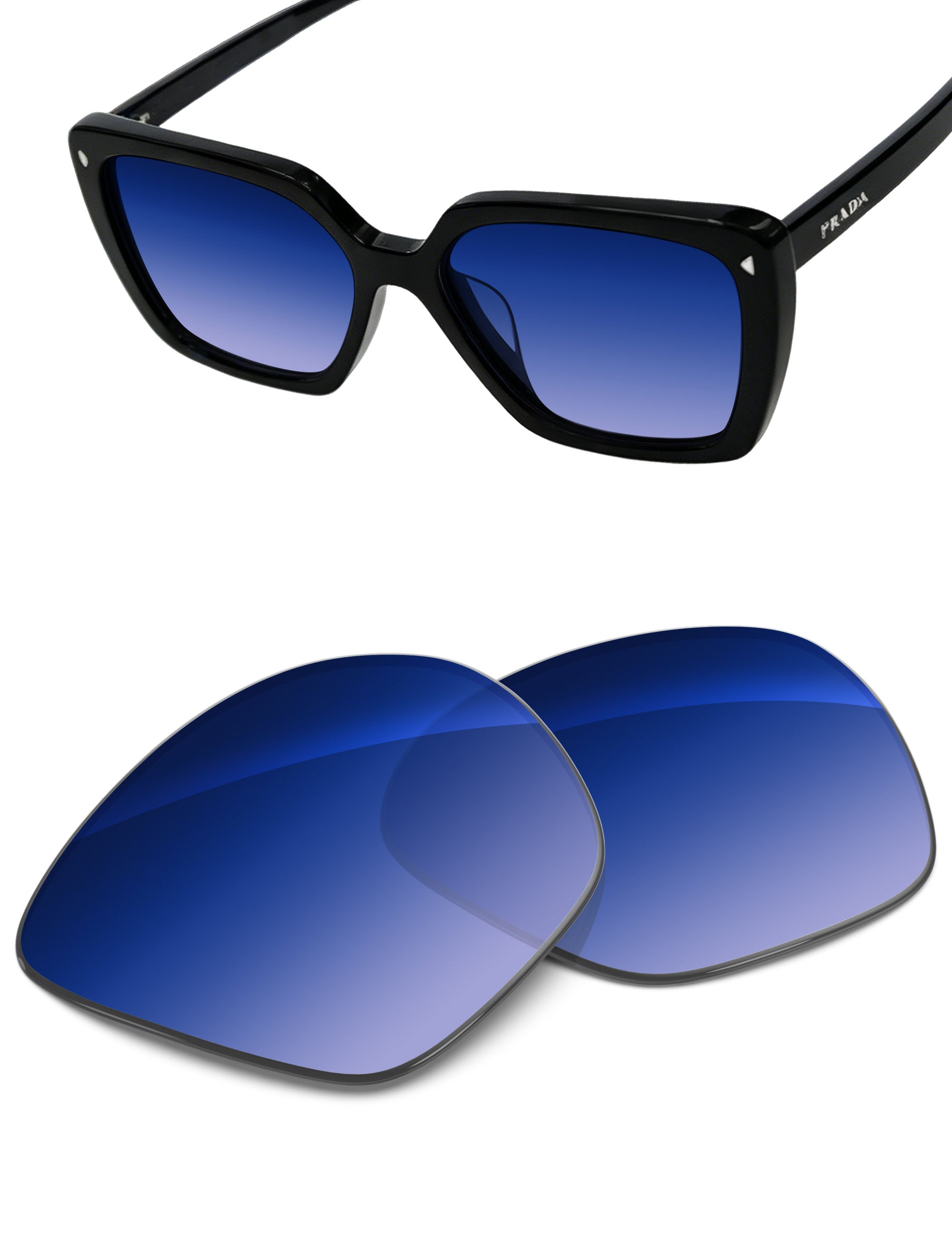Aqua Blue Gradient-Non-Polarized