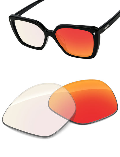 Fire Red FlashMirror™ Photochromic-Non-Polarized