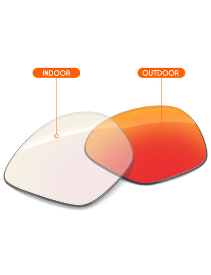 Fire Red FlashMirror™ Photochromic-Non-Polarized