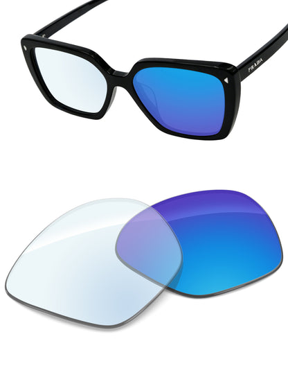 Sky Blue FlashMirror™ Photochromic-Non-Polarized