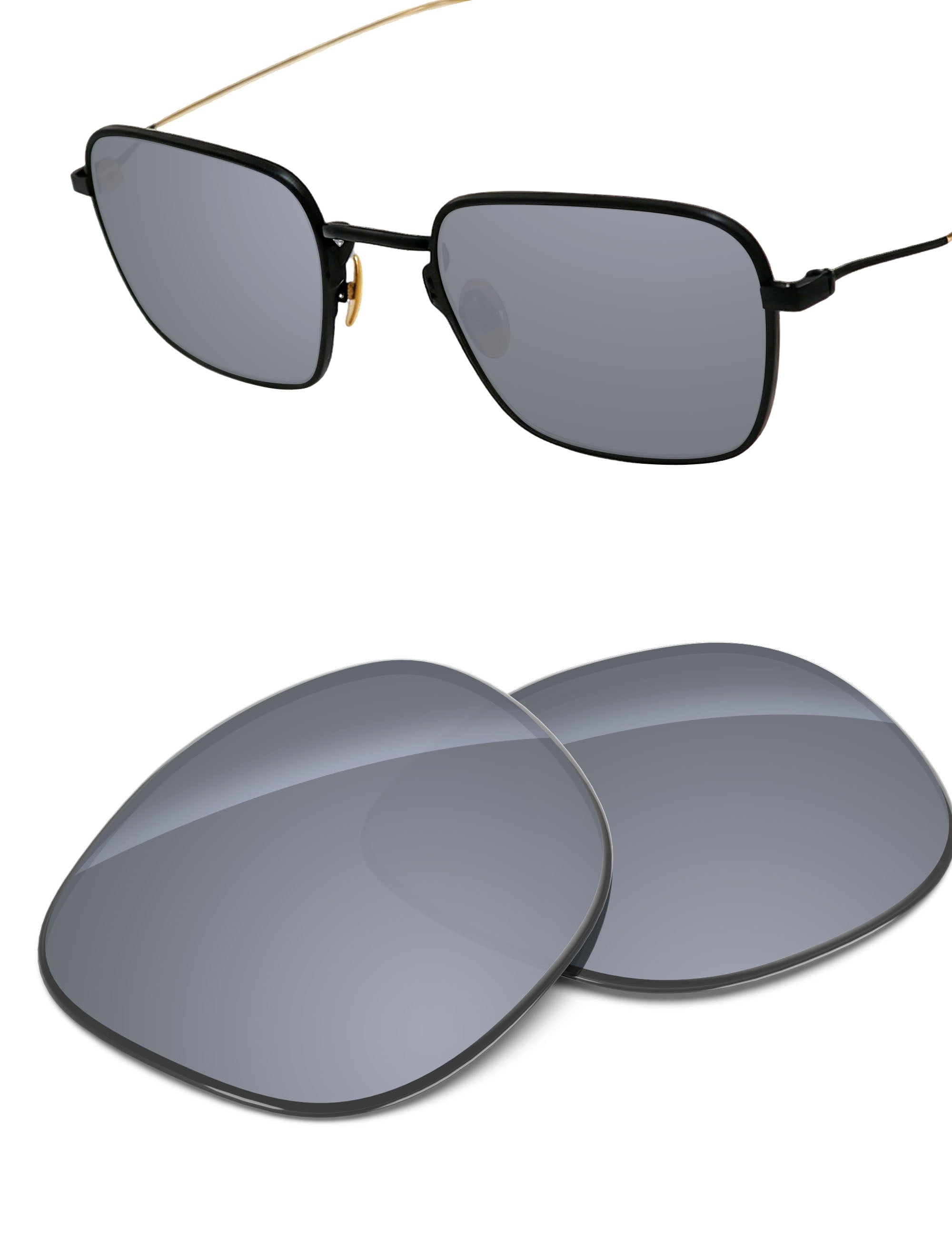 Silver Metallic FlashMirror™-Non-Polarized