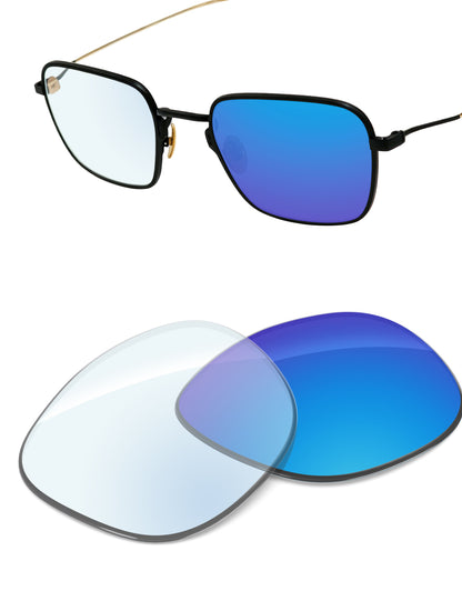 Sky Blue FlashMirror™ Photochromic-Non-Polarized