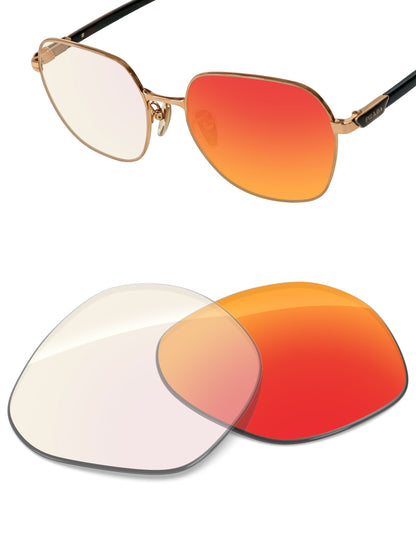 Fire Red FlashMirror™ Photochromic-Non-Polarized