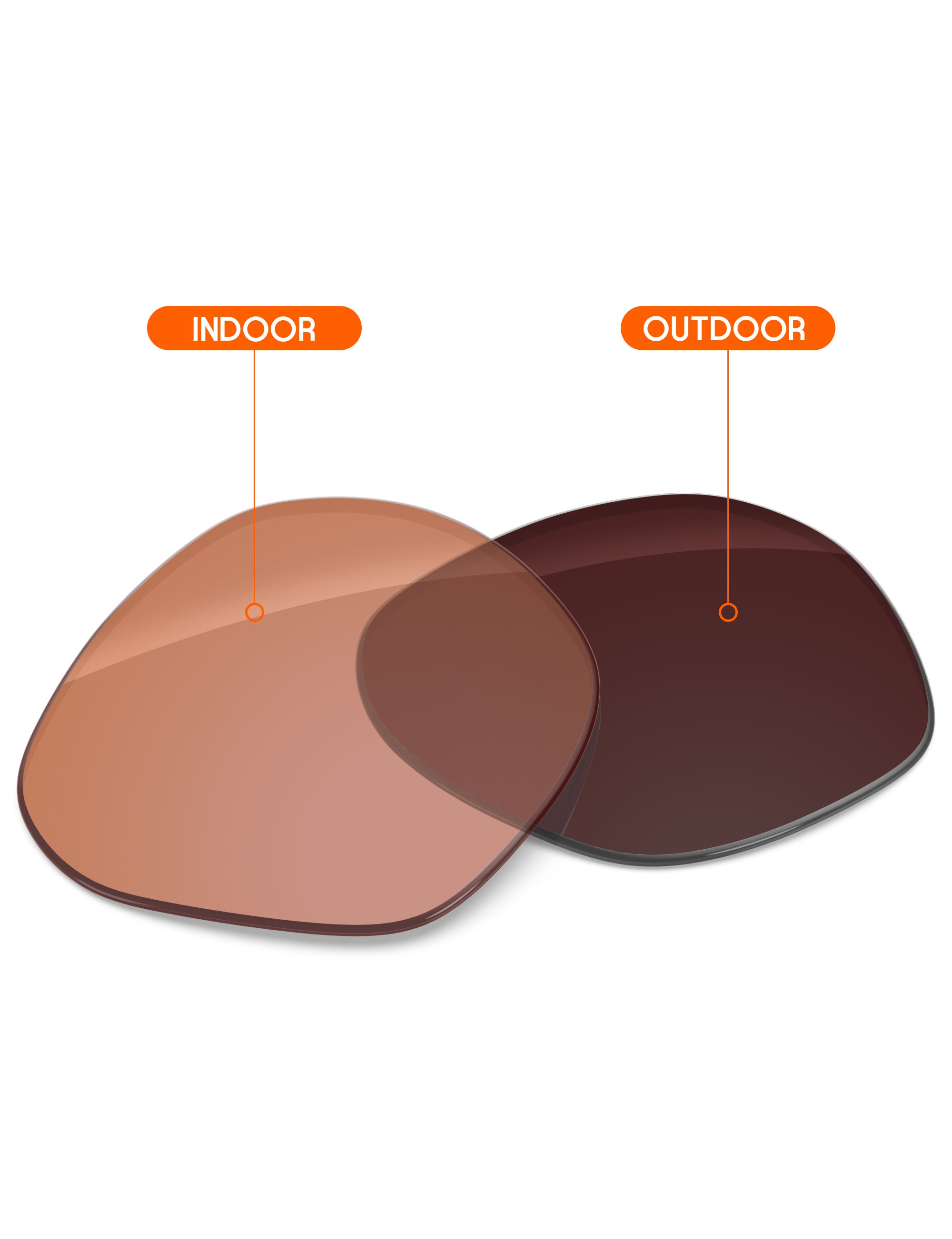 Orange Tint Photochromic-Non-Polarized