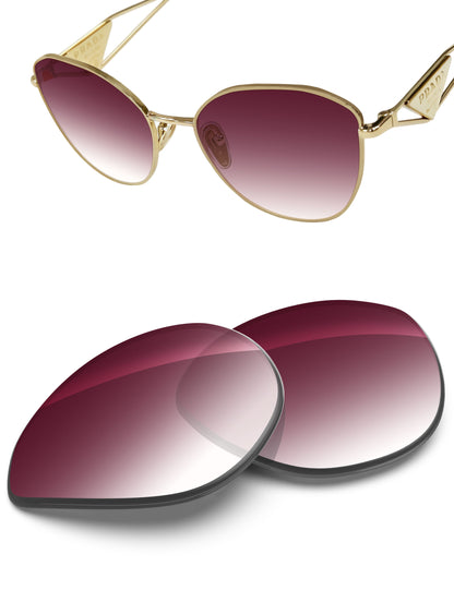 Wine Red Gradient-Non-Polarized