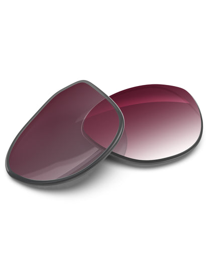 Wine Red Gradient-Non-Polarized