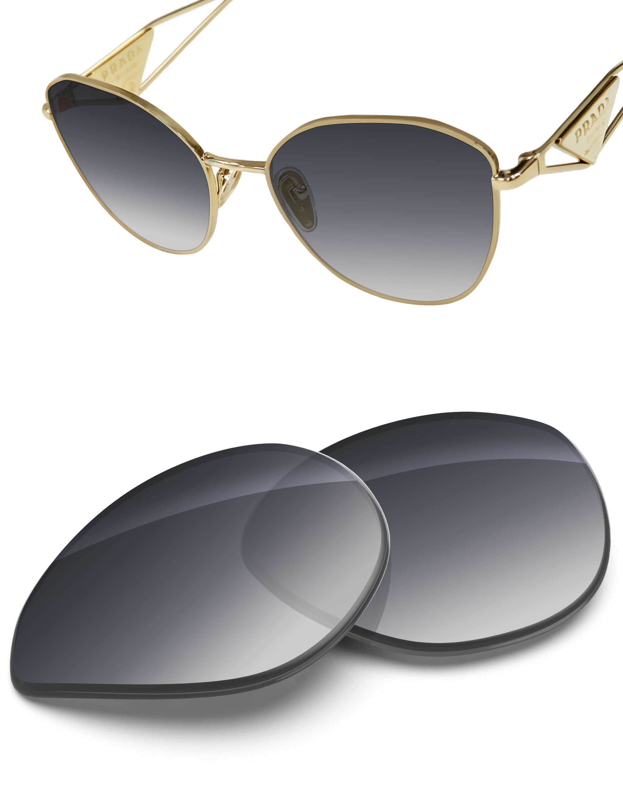 Gray Gradient-Non-Polarized