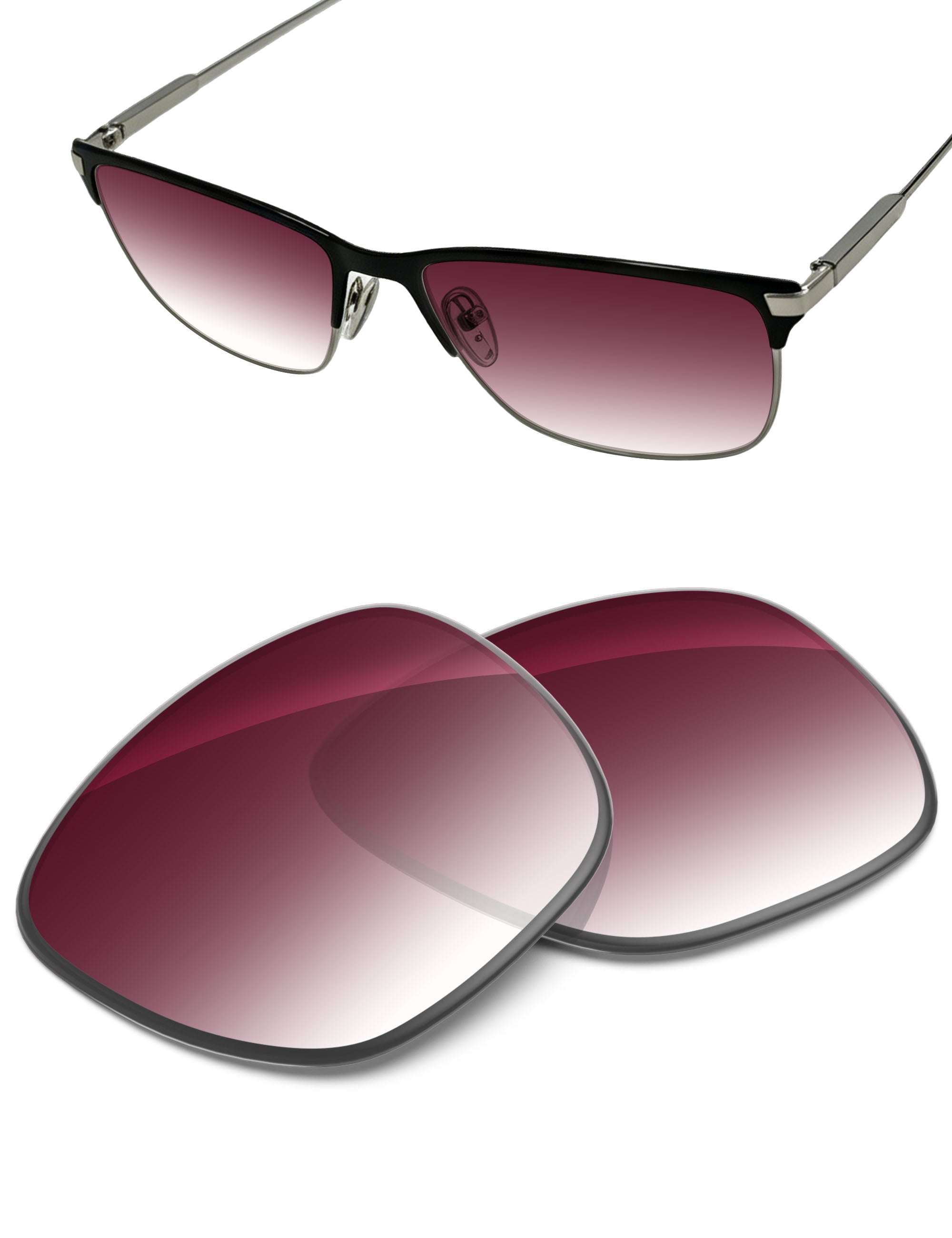 Wine Red Gradient-Non-Polarized