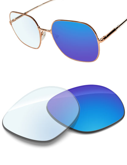 Sky Blue FlashMirror™ Photochromic-Non-Polarized