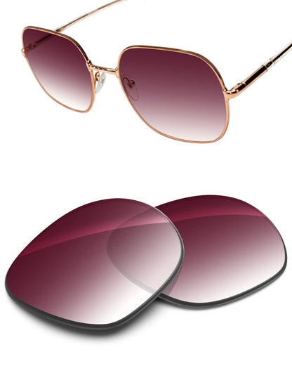 Wine Red Gradient-Non-Polarized