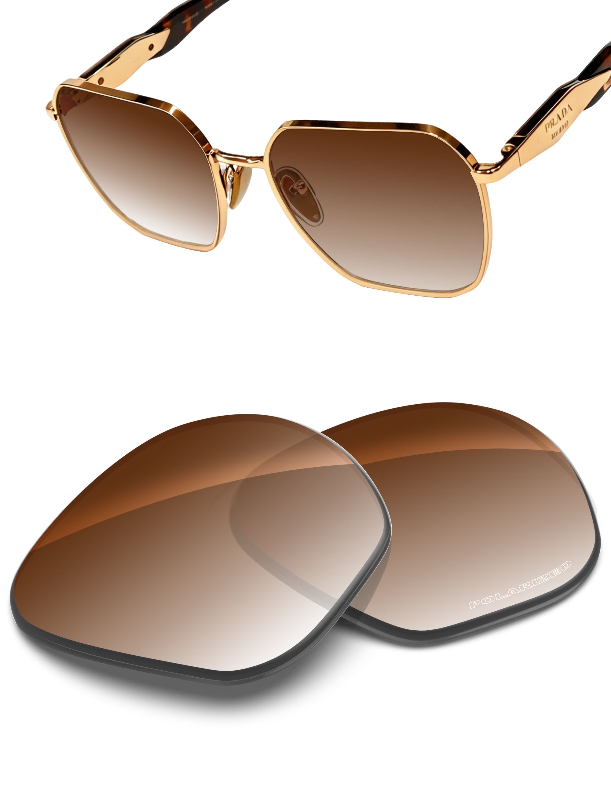 Brown Gradient-Non-Polarized