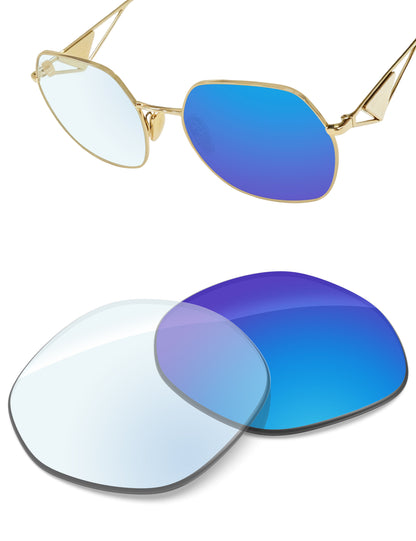 Sky Blue FlashMirror™ Photochromic-Non-Polarized