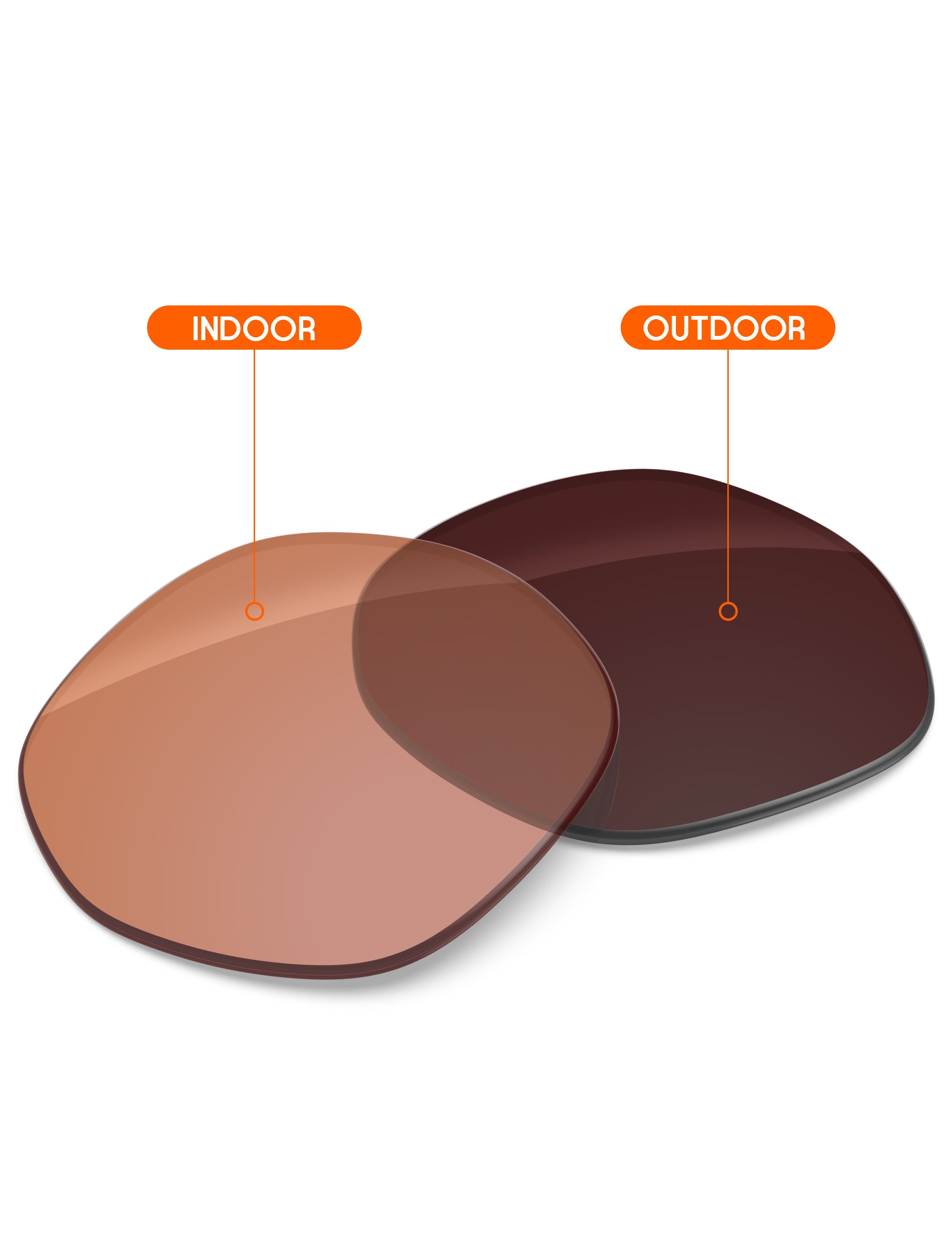 Orange Tint Photochromic-Non-Polarized