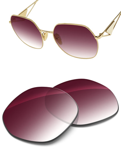 Wine Red Gradient-Non-Polarized