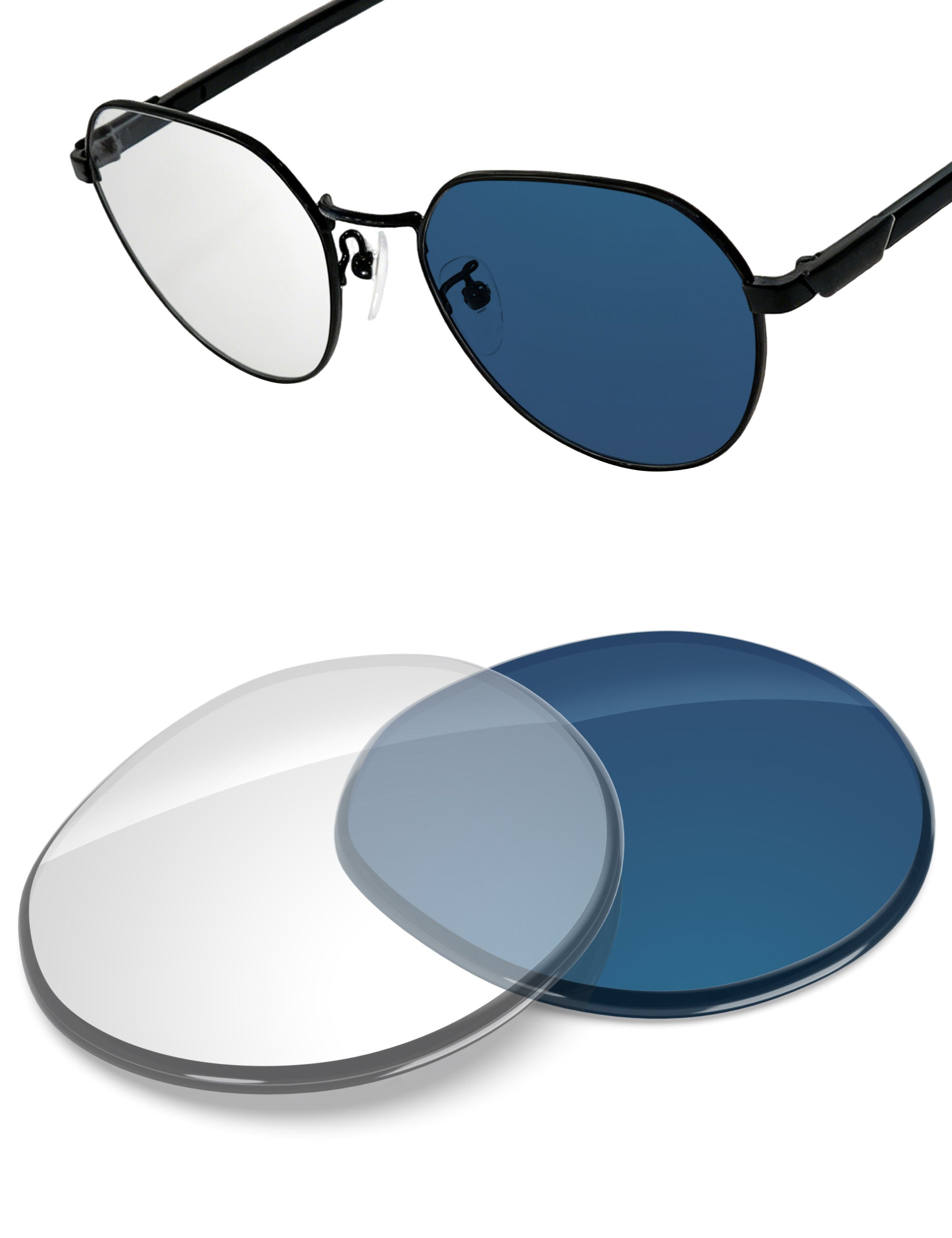 Adapt Blue Photochromic-Non-Polarized