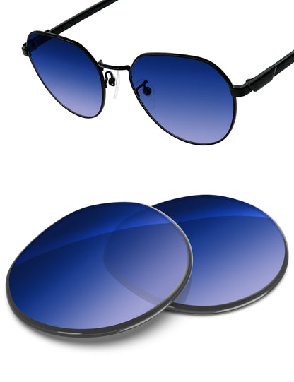 Aqua Blue Gradient-Non-Polarized