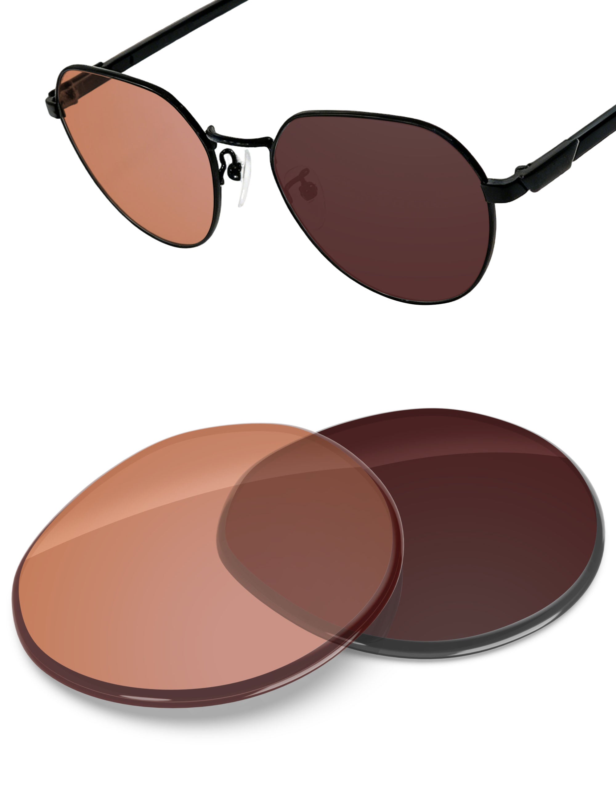 Orange Tint Photochromic-Non-Polarized