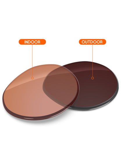 Orange Tint Photochromic-Non-Polarized