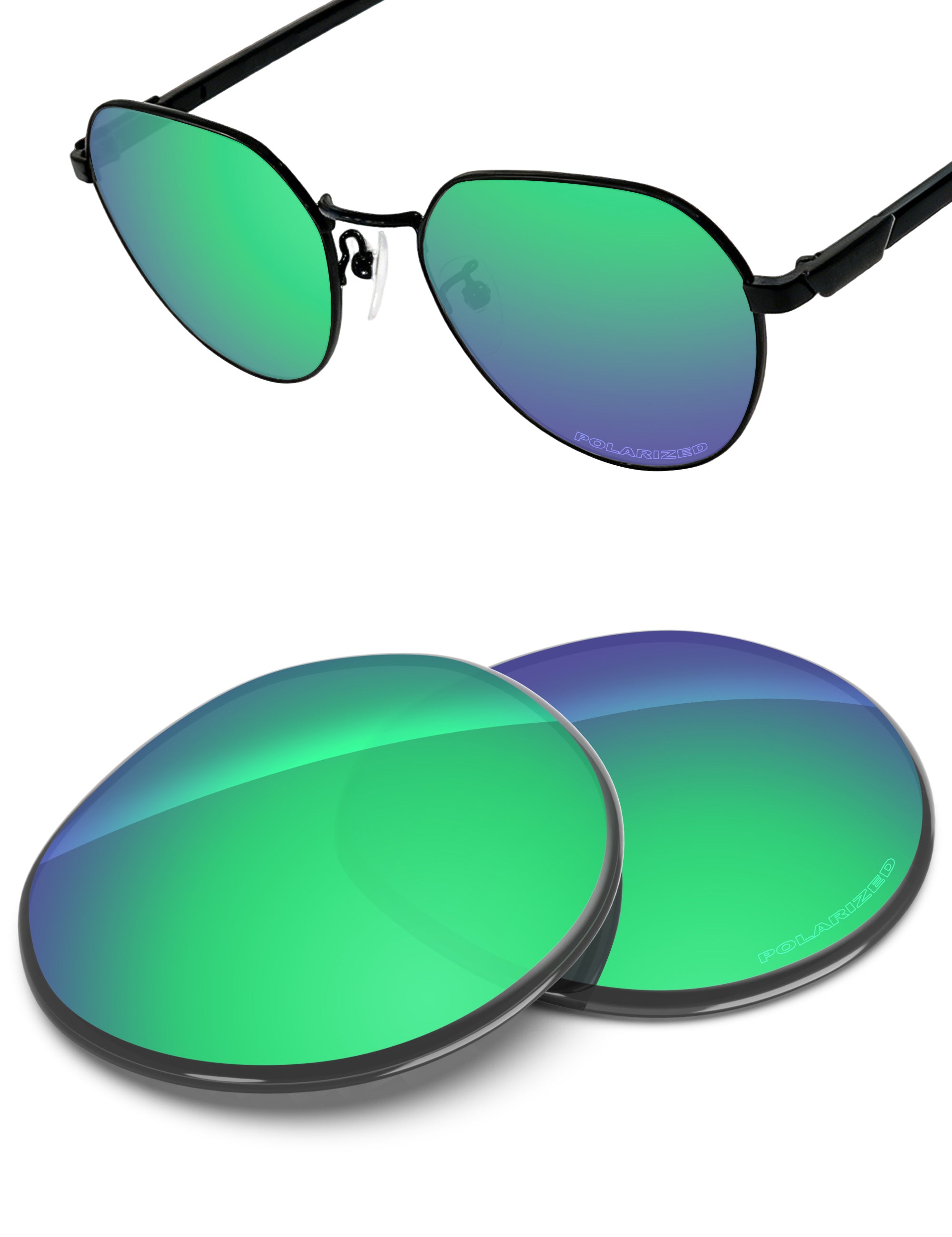 Emerald Green FlashMirror™-Polarized
