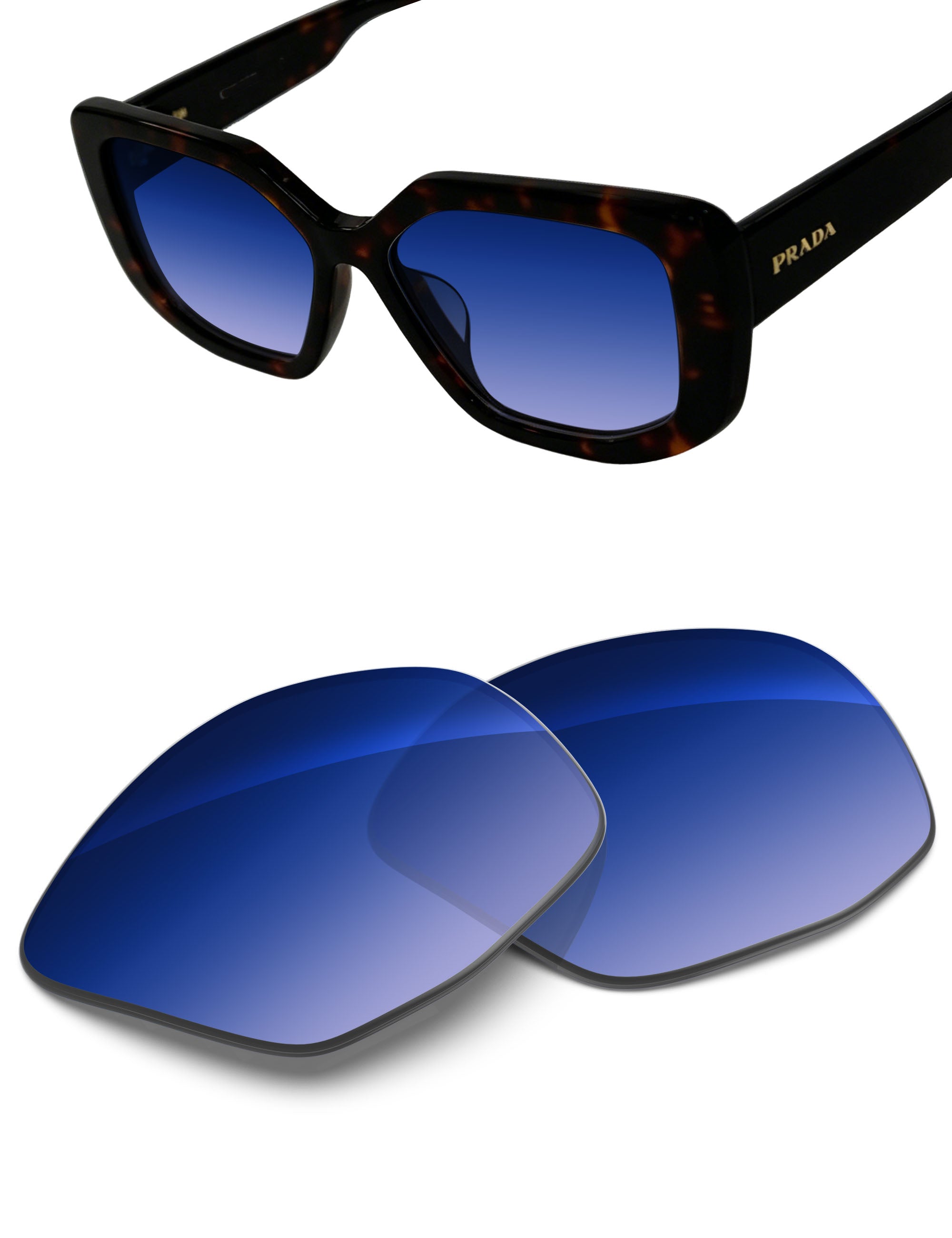 Aqua Blue Gradient-Non-Polarized