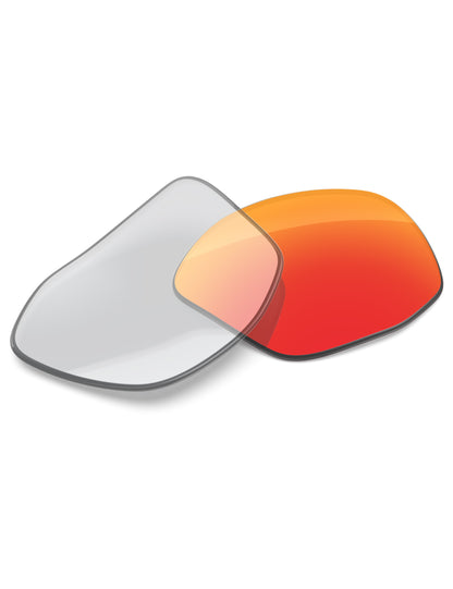 Fire Red FlashMirror™ Photochromic-Non-Polarized