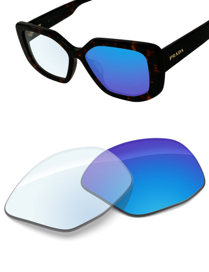 Sky Blue FlashMirror™ Photochromic-Non-Polarized