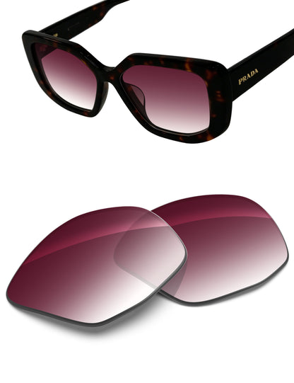 Wine Red Gradient-Non-Polarized