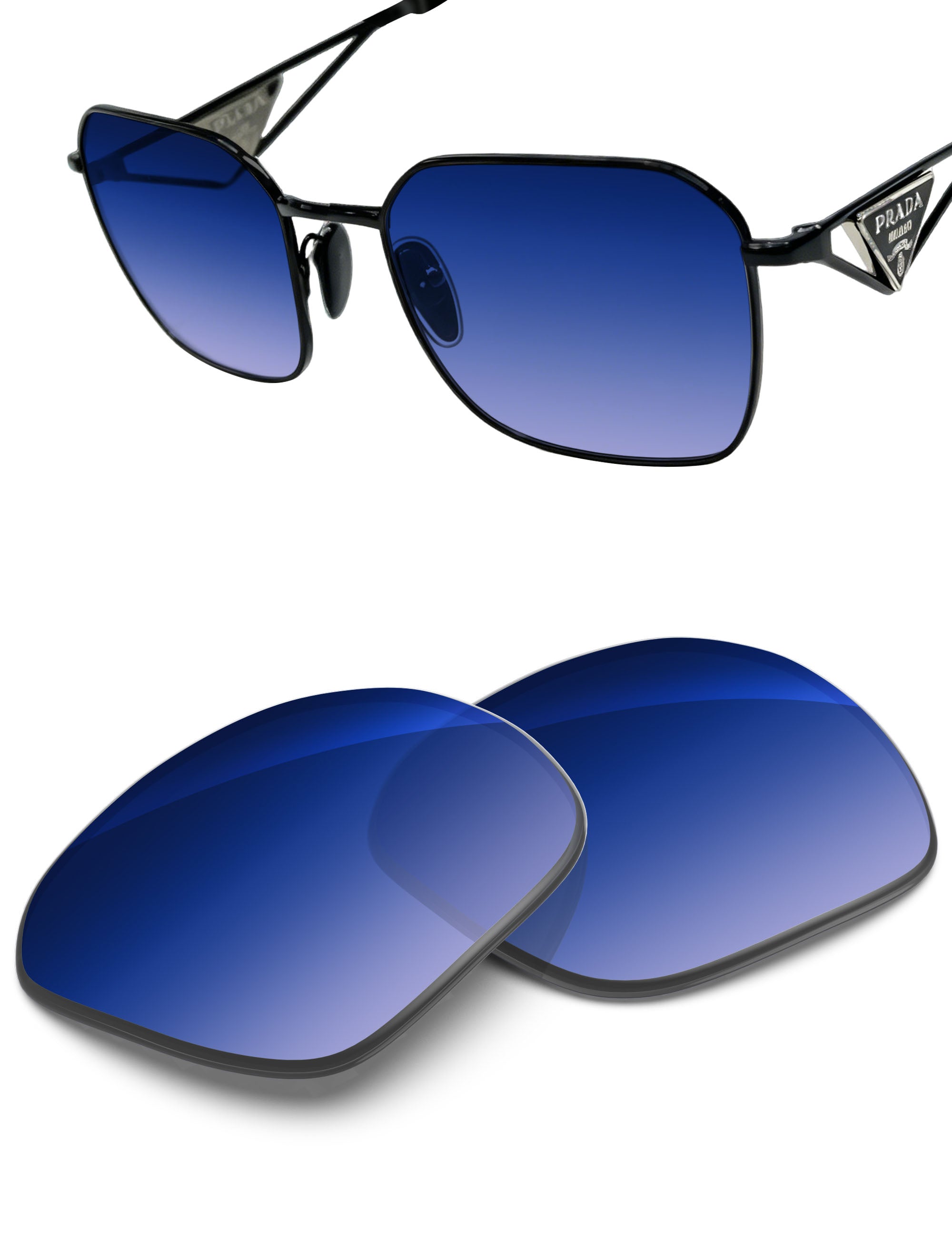 Aqua Blue Gradient-Non-Polarized