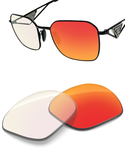 Fire Red FlashMirror™ Photochromic-Non-Polarized